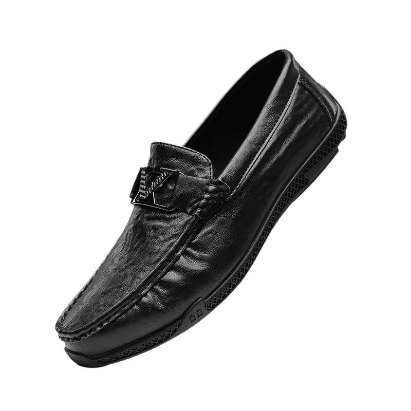 Doudou shoes men's summer new business leather shoes casual fashion British shoes