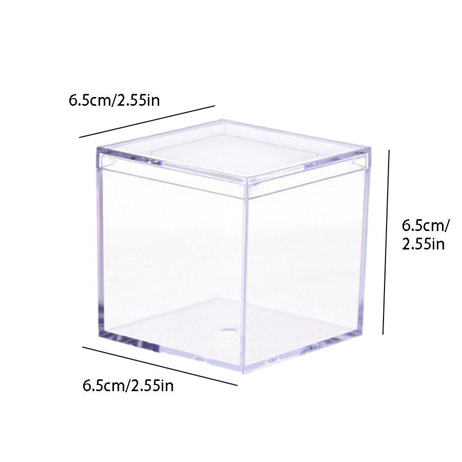 

1pc simple Display Box Cube Special Acrylic Box High Transparent Box