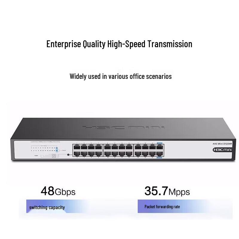 H3C Mini Series Gigabit Unmanaged Enterprise Switch S1224R