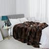 Bed Double King Size Throw Blanket New Winter Faux-fur Thickened Plush Blanket Flannel Imitation Fox Fur Warm Soft Blanket