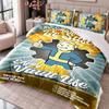 Fallout Vault Boy 3Pcs Bedding Set Duvet Cover With Two Pillowcases For Bedroom Home Decoration