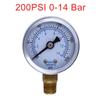 3500/200 PSI Pressure Gauge Dial Digital Pressure 0-14 Bar Vacuum Manometer 3/4 NPT for Water Pump Air Gas Water Fuel Liquid
