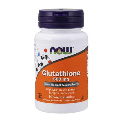 Glutationa 500 mg, 30 cápsulas vegetais