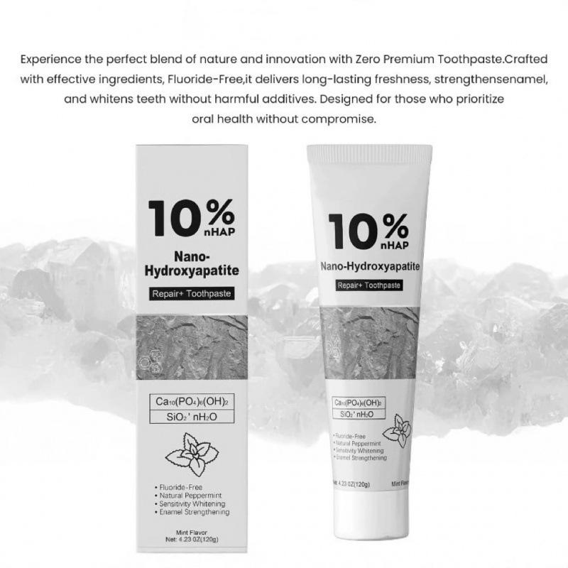 Exclusive 10% Nano Hydroxyapatite Whitening Toothpaste