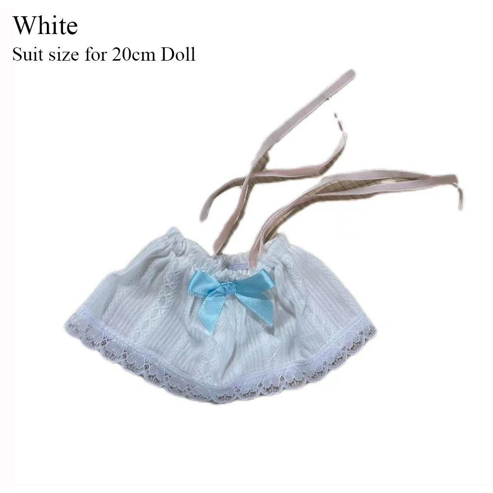 

Бавовняний плюшевий ляльковий одяг, іграшки ручної роботи, подарунок для ляльок-ідолів 10 см/20 см/корейських ляльок Super Star white-20cm