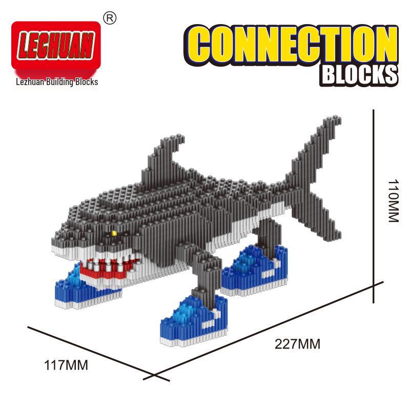 

Le Chuan DIY Small Particle Building Blocks - Educational Toy Models for Boys and Girls 20x15x6 cm