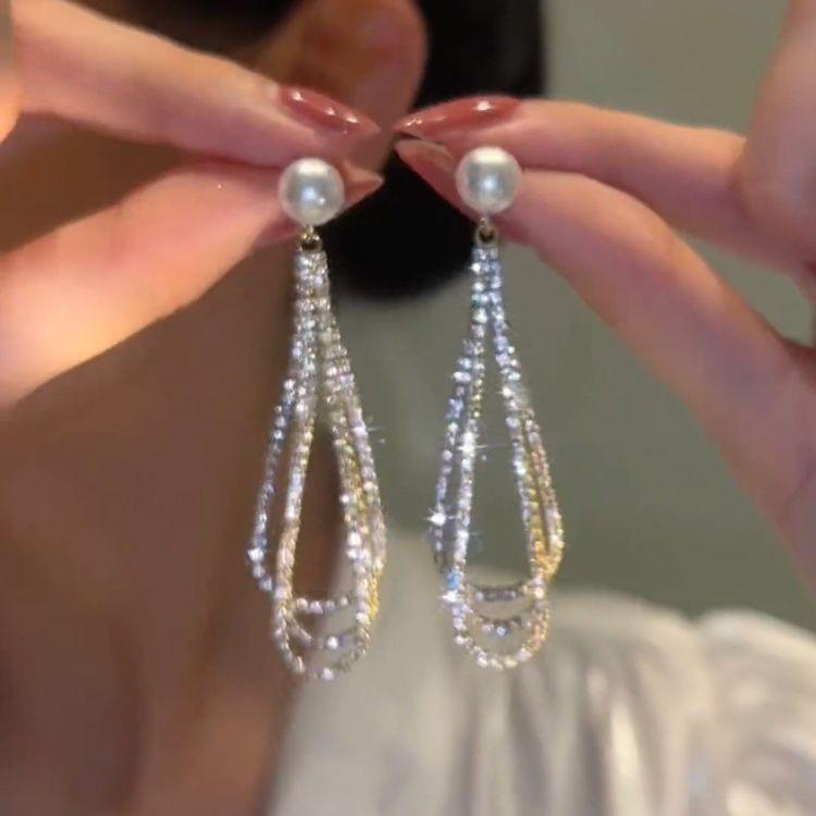 S925 Silver Tassel Earrings - 2025 Light Luxury, High-End Design for Women