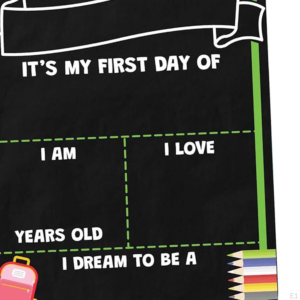 First and Last Day of School Board Back To Sign Party Decorations Photo Prop Multipurpose