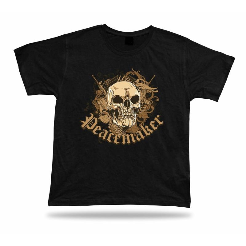 Peacemaker Skeleton Skull Floral unisex tshirt tee Unisex idea awesome cool design