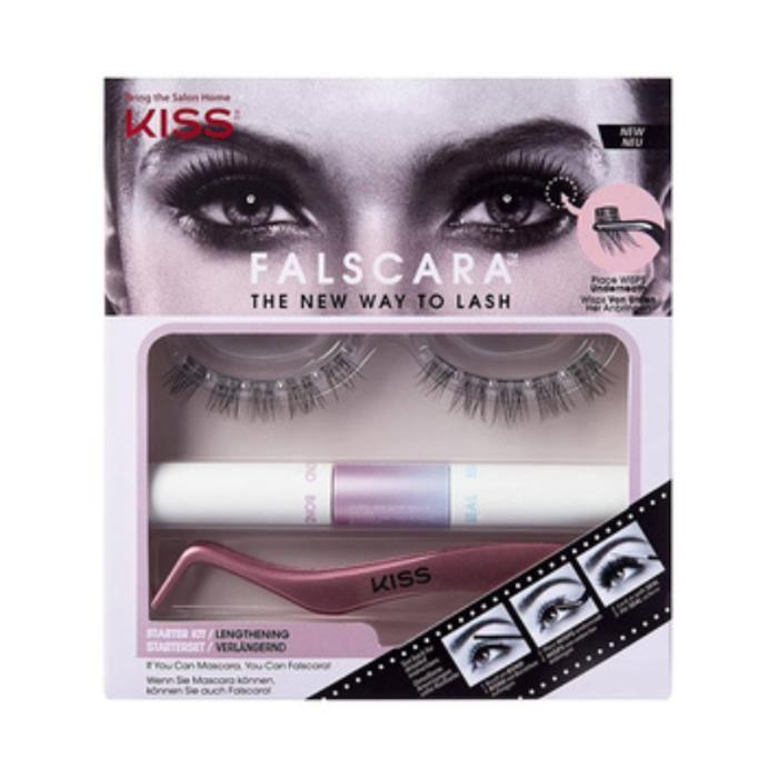 Faux Cils - KISS - FALSCARA - Application Rapide - Noir - Look Naturel