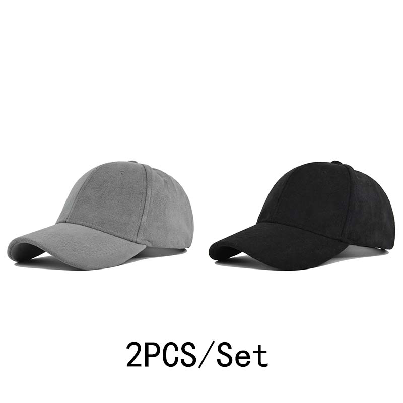 Fashion Baseball Caps For Men Women Autumn Winter Solid Retro Snapback Hip Hop Hat Unisex Street Adjustable Sun Visor Caps