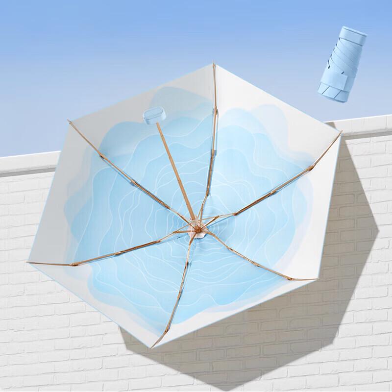 MAYDU UV Protection 5-Fold Portable Travel Umbrella