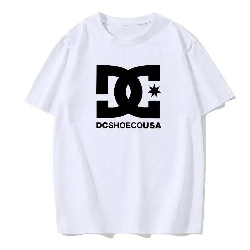 2026 New Summer Men's Women Loose Trendy Brand Printed Casual Fashion Round Neck Comfortable European Size Short-sleeved T-shirt