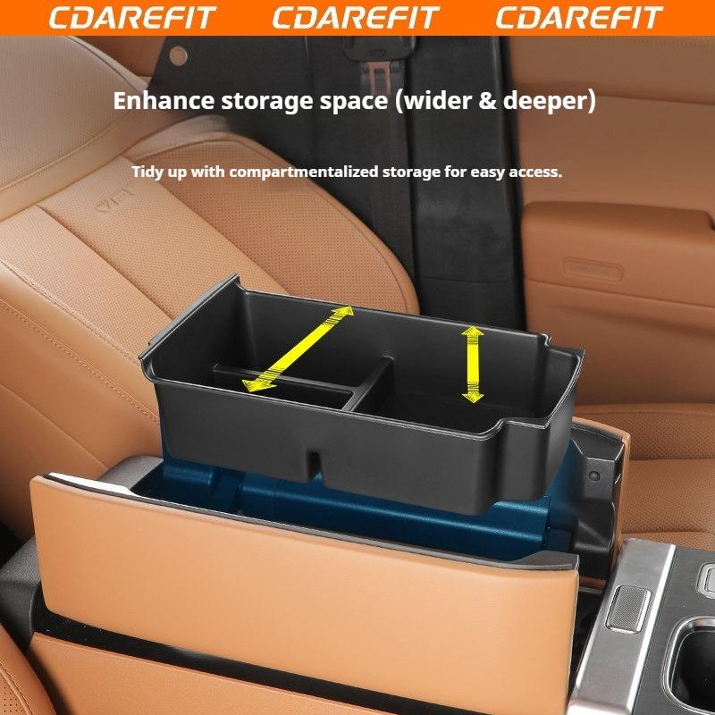 For Chery iCAUR V27 Car Armrest Box Expand Storage Box Center Console Armrest Storage Compartment Storage Modification Accessory