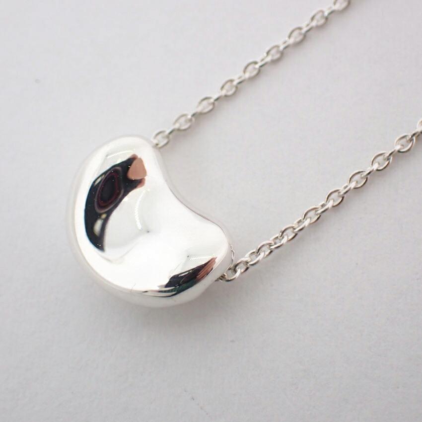 [Used] TIFFANY/Tiffany 925 Bean Pendant/Necklace/j62-9