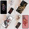 Japanese Dragon Style Cell Phone Case for Samsung Galaxy S26 Ultra S25 S24 S23 S22 S21 S20 Note10 Cover