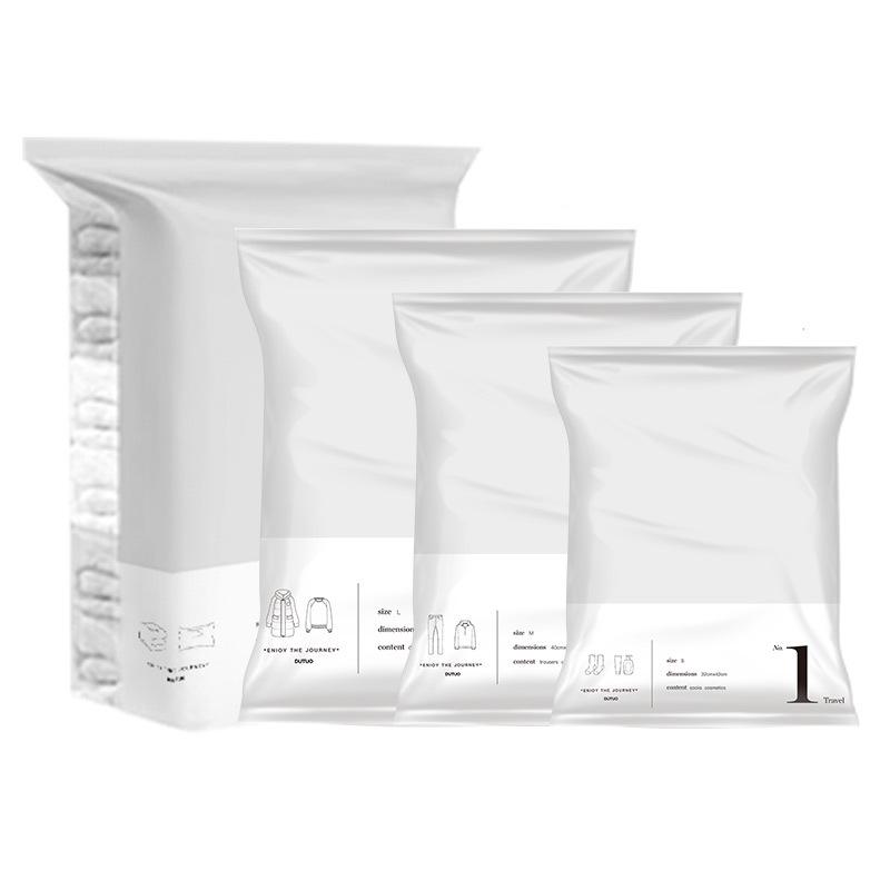 Hand-Rolled Vacuum Compression Bags for Travel and Clothing Storage