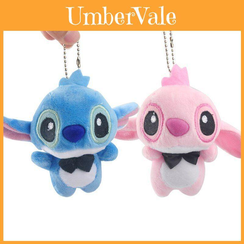 Compact Stitch Plush Doll Keychain Ideal For Backpacks And Handbags