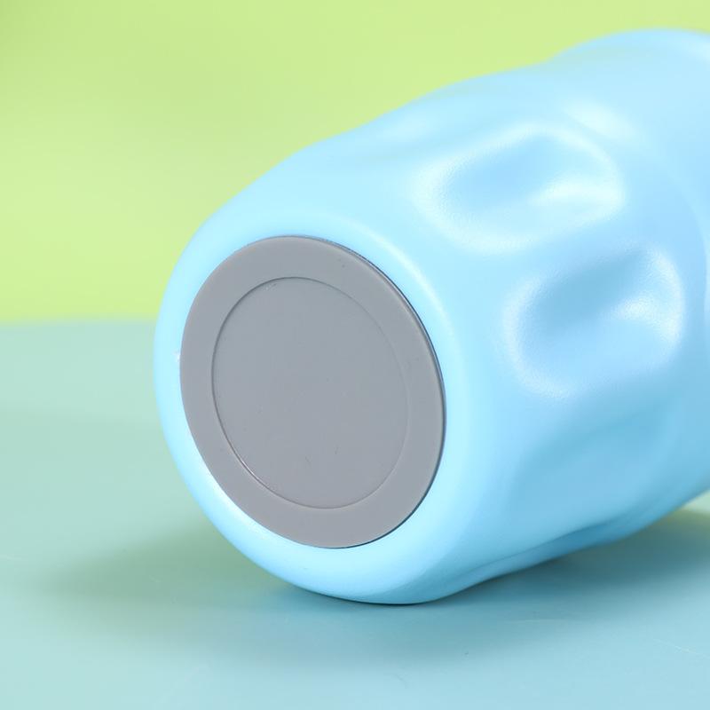 Nou termos din oțel inoxidabil portabil, ceașcă de cafea de mare capacitate, ceașcă de apă pentru mașină în aer liber, frânghie pentru mașină