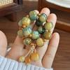 Dunhuang Little Persimmon Bodhi Single Circle Hand String for Men and Women, Playing Cultural and Artistic Bracelet, Bodhi Root Design Bracelet