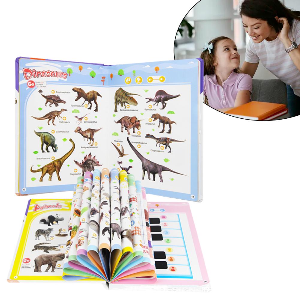 First English Words Sound Book for Babies & Toddlers, My First English Sound Toy Early Learning Book Fun Word Game for Language