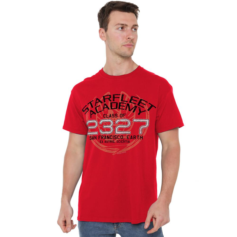 Star Trek Picard Graduation T-Shirt S-4XL Red XXL