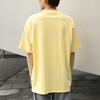 Converse Worldwide Class T Shirts Men's Yellow Crew Neck Moderate Straight Fit 10021508-A02