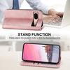 For Google Pixel 8a Case Imprinted Rhombus Pattern PU Leather Phone Cover with Handy Strap