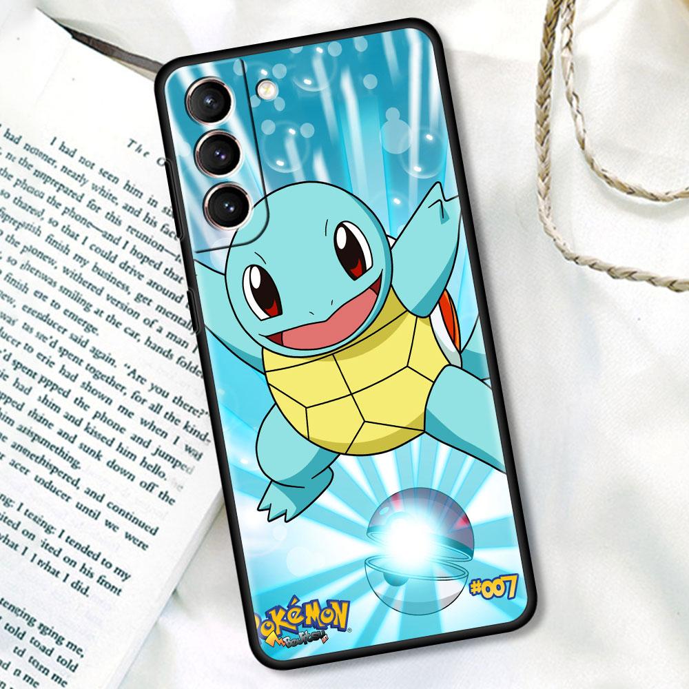 Silicone Case For Samsung Galaxy S20 FE S21 Plus S22 Ultra S10 S10e S24 S23 5G TPU Soft Phone Cover Pokemon Monster Capa