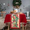 New Year Christmas Table Runner Xmas Party Navidad Gift Christmas Table Flag Flag Cover Christmas Tablecloth Home Table Decors