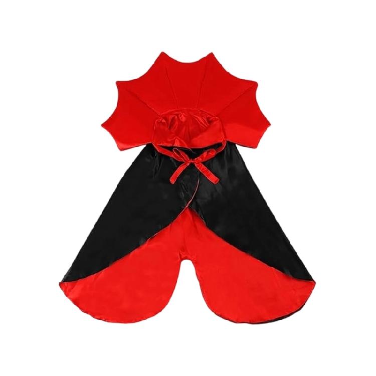 Pet Halloween Vampires Dog Cloak Costume with Adjustable Necktie Pet Capes Festival Capes For Dog Cats Holiday Celebration