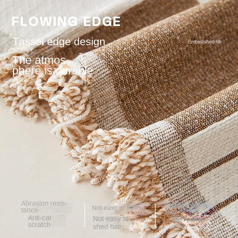 Luxury Sofa Cover Chenille Sofa Towel Blanket Couch Cover Universal Anti-cat Scratch Sofa Cover for Living Room 1/2/3/4 Seater