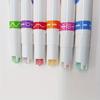 6pcs Flower Line Shape Highlighter Pen Roller Tip Curve Liner Marker Kawaii Stationery for School Office Supplies Gifts