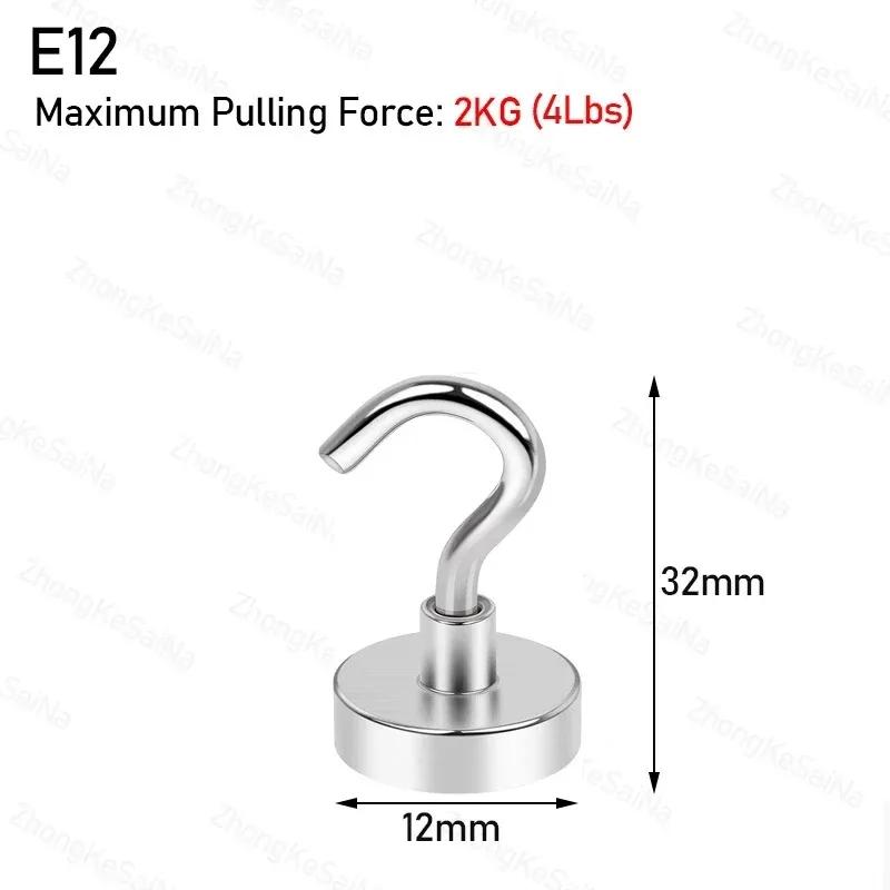 

Сильный магнитный крючок 5/10 шт. держатель ключей для дома, кухни, металла для ванной комнаты, хранения аксессуаров для волос, настенные крючки 10PCS