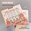 Gege Bear Soft Mist Lip Mud Set - Natural, Low-Saturation Colors for a Smooth, Happy Party Look