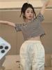 Women's Trendy Slim Striped Short-Sleeve T-Shirt - Korean Summer 2024 Design