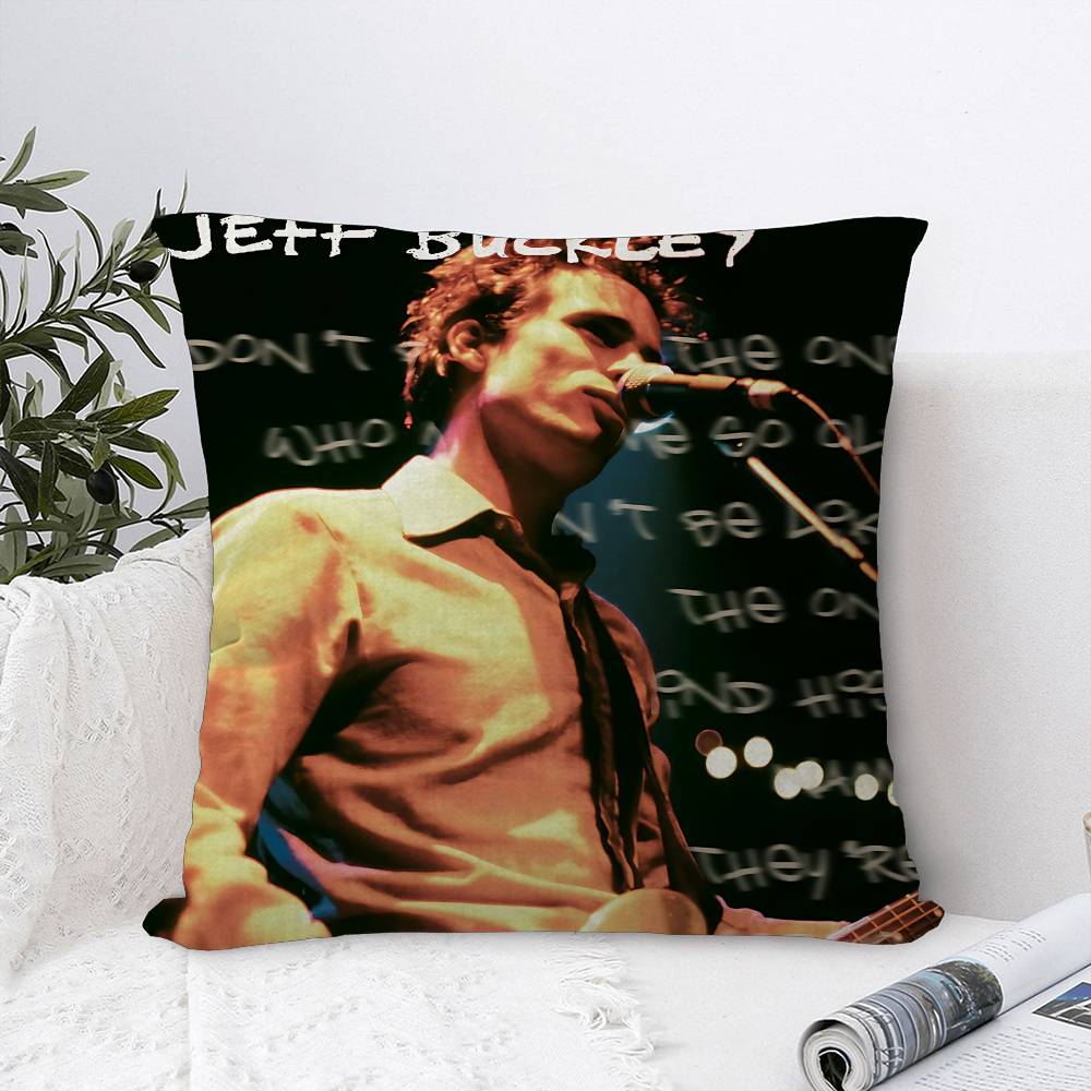 

Jeffrey Scott Buckley Singer Cushion Cover Pillowcase Upholstery Sofa Throw Pillow Home Decor Pillowcas 30cmx30cm