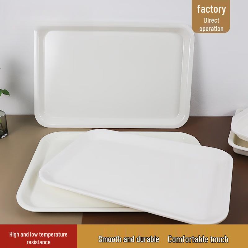 Wuhe 20-inch Round Stone Non-slip Fast Food Tray