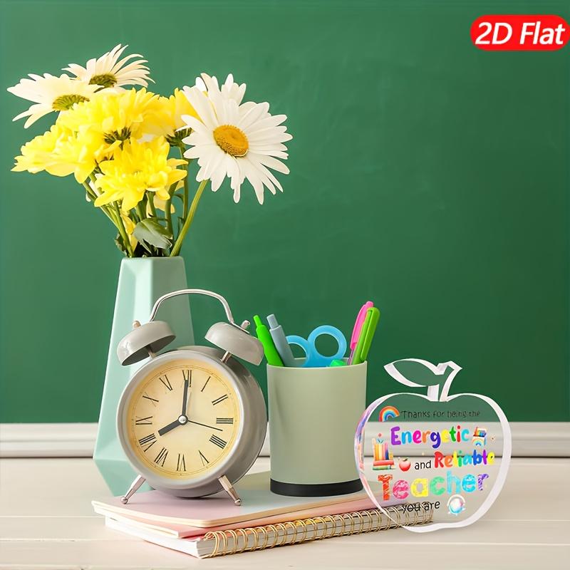 Teacher Appreciation Thank You Gift End of The Year Gifts, Acrylic Plaque, Retirement Gift Table Decoration, Nurseries, Home Desk Living Room Acrylic