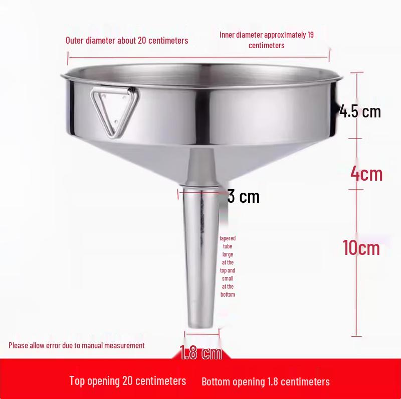 Wuhe 304 Stainless Steel Kitchen Funnel