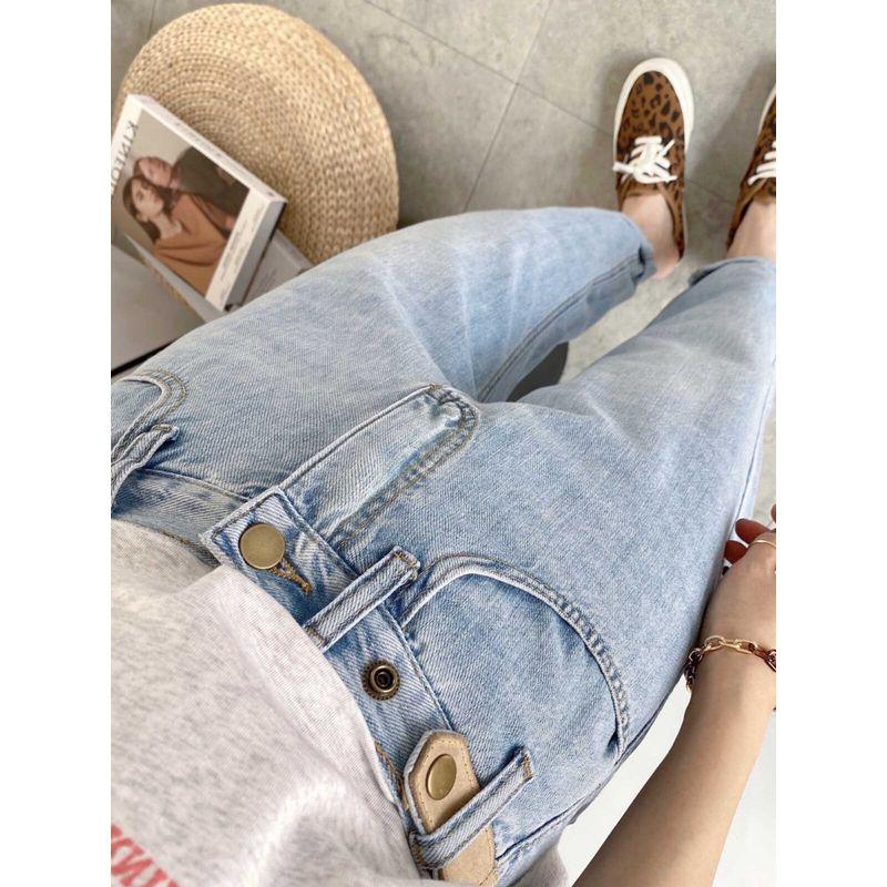 Light Blue 150.00kg Oversize Women's Clothing Denim