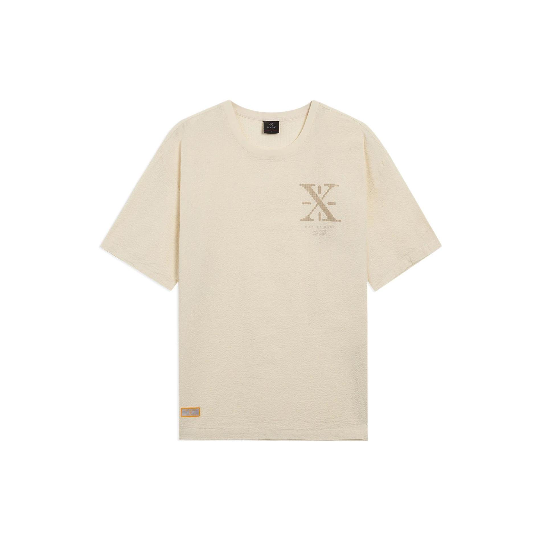 Li Ning SS22 Wade Collection T Shirt Unisex Cloud Apricot Couple s ATSS421-5 XL