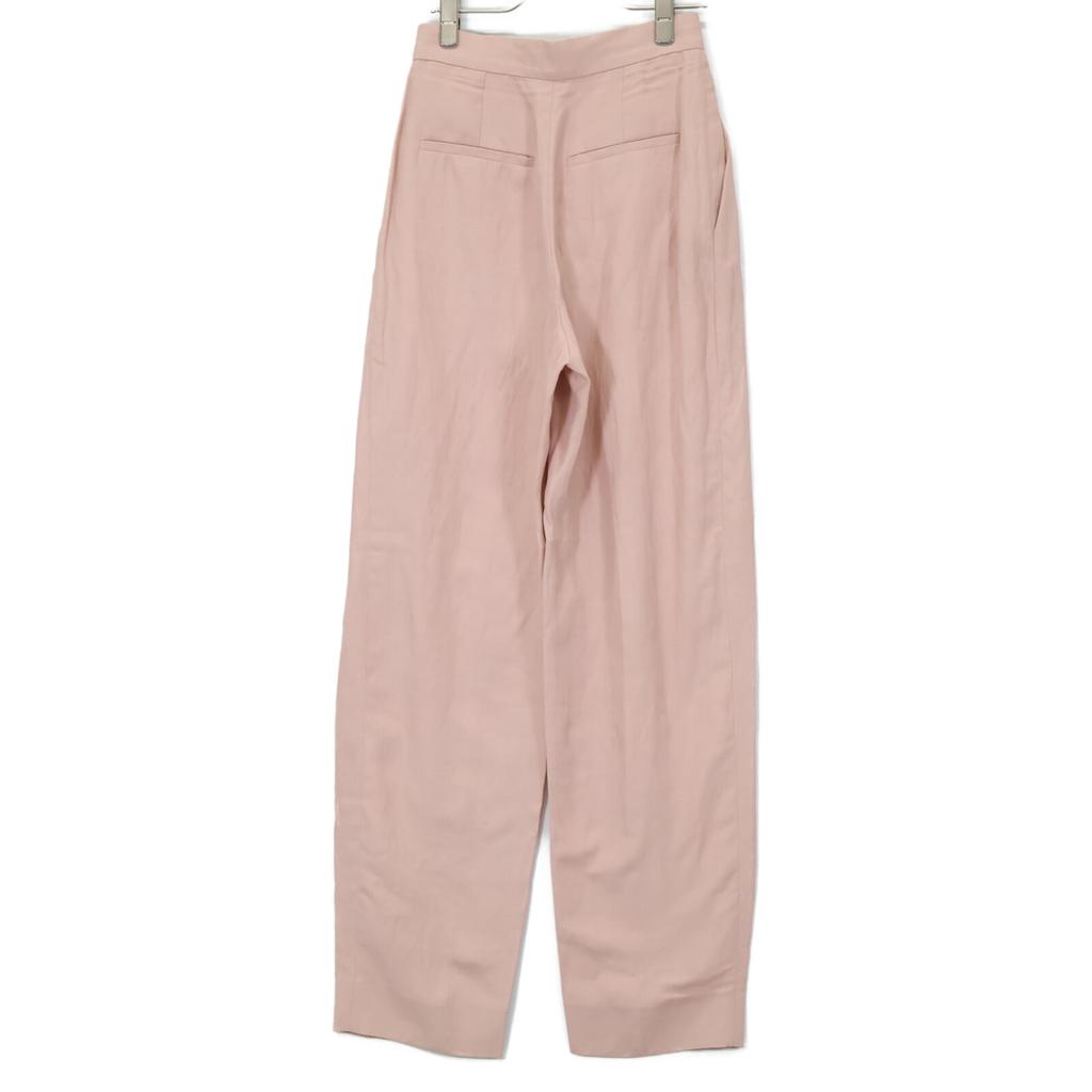 Stella Mccartney Pink 2-tuck Wide Tapered Pants Bottoms 34 pinkUsed