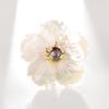 New Versatile Natural Shell Rose Brooch Mother Shell Flower Brooch Coat Suit Accessories