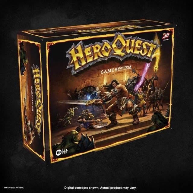 Jeu de société - HASBRO GAMING - HeroQuest - A partir de 14 ans - 2 à 5 joueurs - Aventure immersive