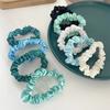 10pcs/Set Girls Hair Accessories Fabric Loop Hair Rope Headwear Hair Bands Women Hair Tie Satin Silk Scrunchies Simple Hair Tie