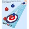 Tabletop Curling Game Fun Compact Curling Board Game Portable Mini Tabletop Games Toy for Adults Kids Families School Travel