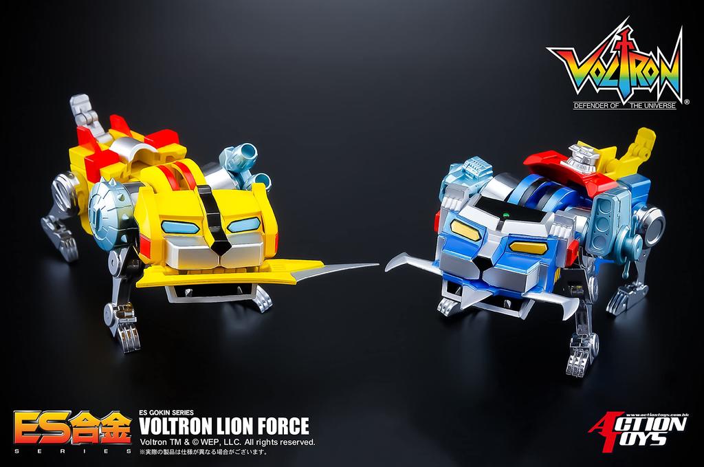 Art Storm Action Toys ES Alloy Voltron Lion Force Diecast Painted Action Approximately 160mm Tall Figure,