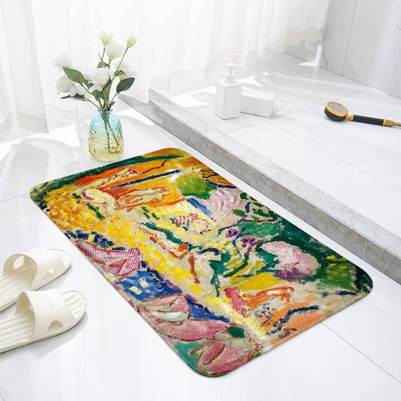 Henri Matisse Art Floor Mats Home Laundry Rug Carpet For Living Room Decor Lounge Area Anti-slip Foot Mat Entrance Doormat