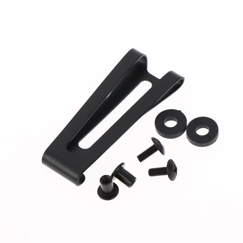 K Sheath Waist Clip Stainless Steel Scabbard Back Clip Universal Kydex Carrying Belt Knife Sheath Accessories